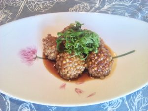 そばの実レシピ「そばの実団子」